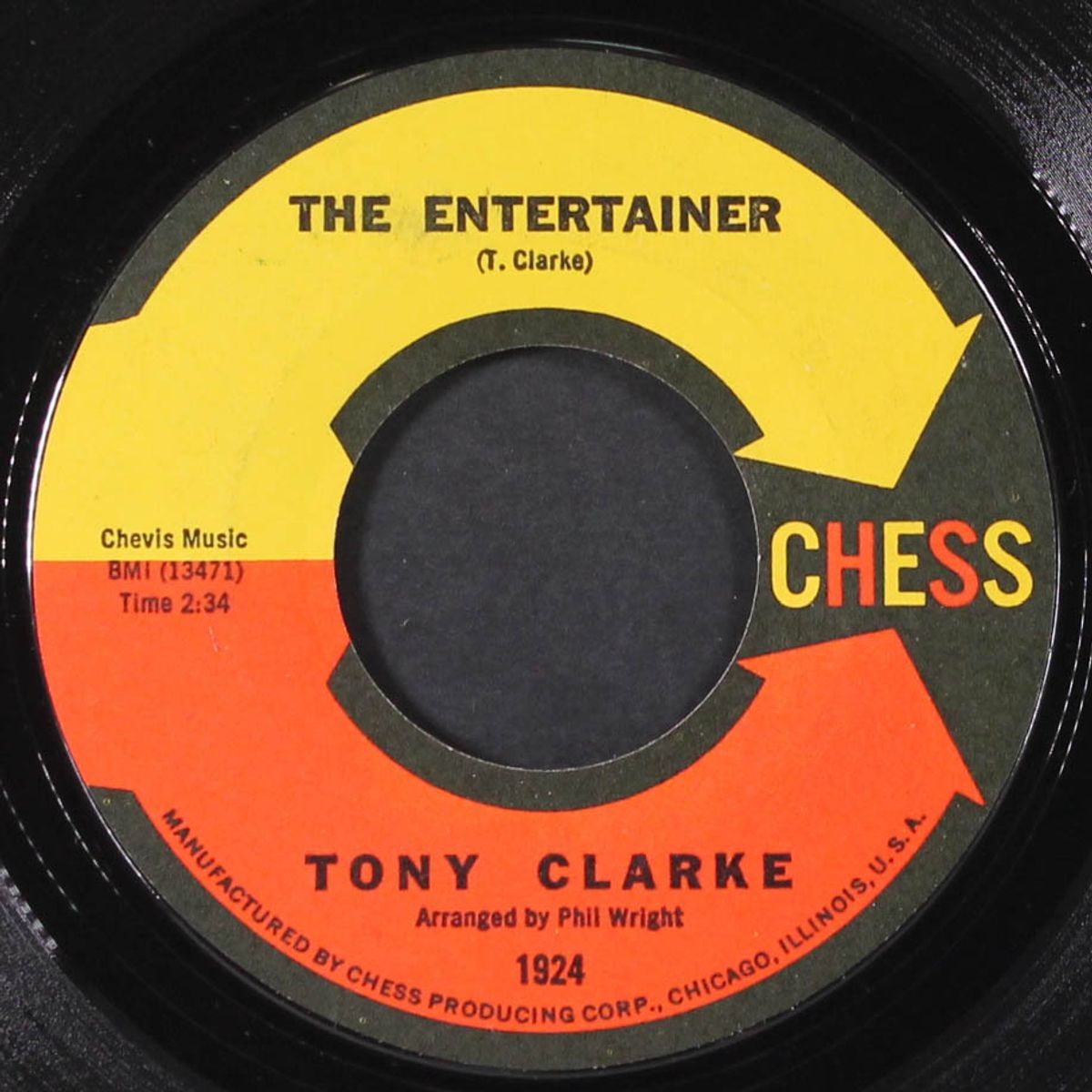 the entertainer / this heart of mine by TONY CLARKE