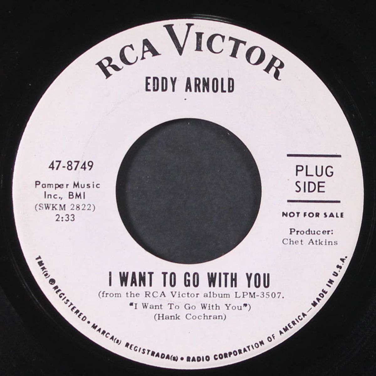 i want to go with you / you'd better stop telling lies by EDDY ARNOLD