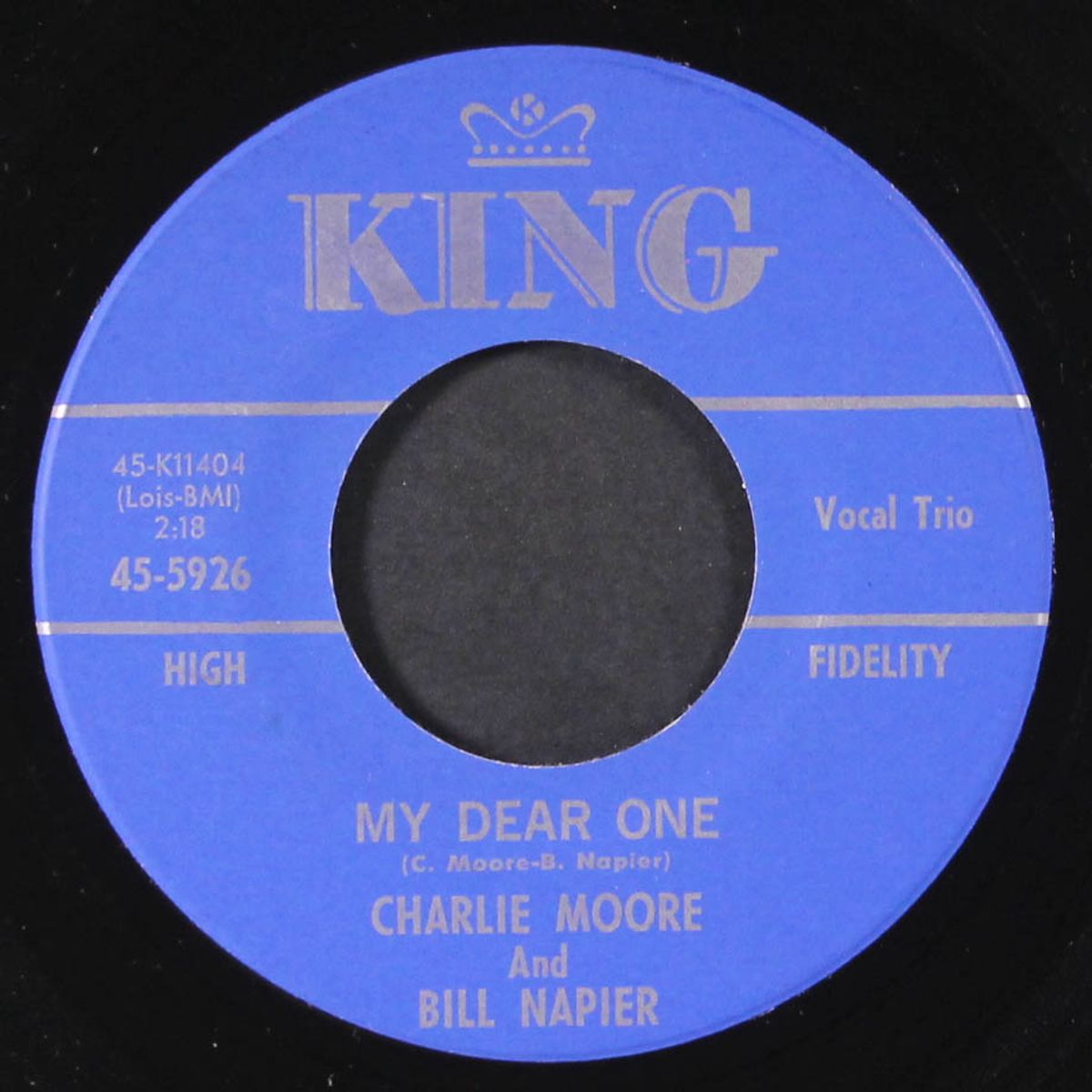 my dear one / chain gang by CHARLIE MOORE & BILL NAPIER