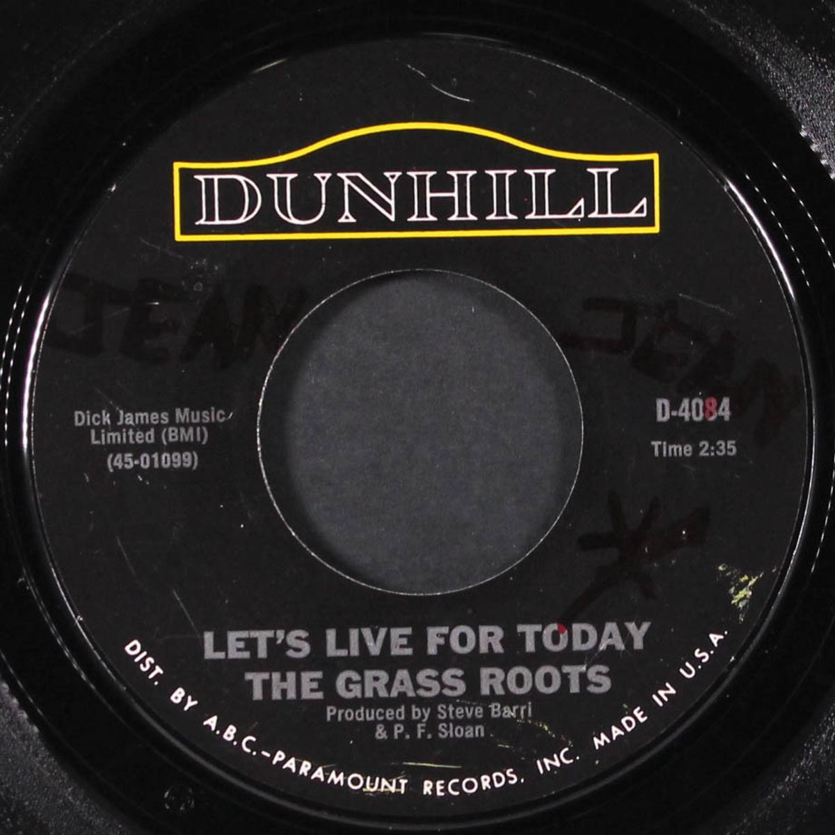 let's live for today / depressed feeling by GRASS ROOTS
