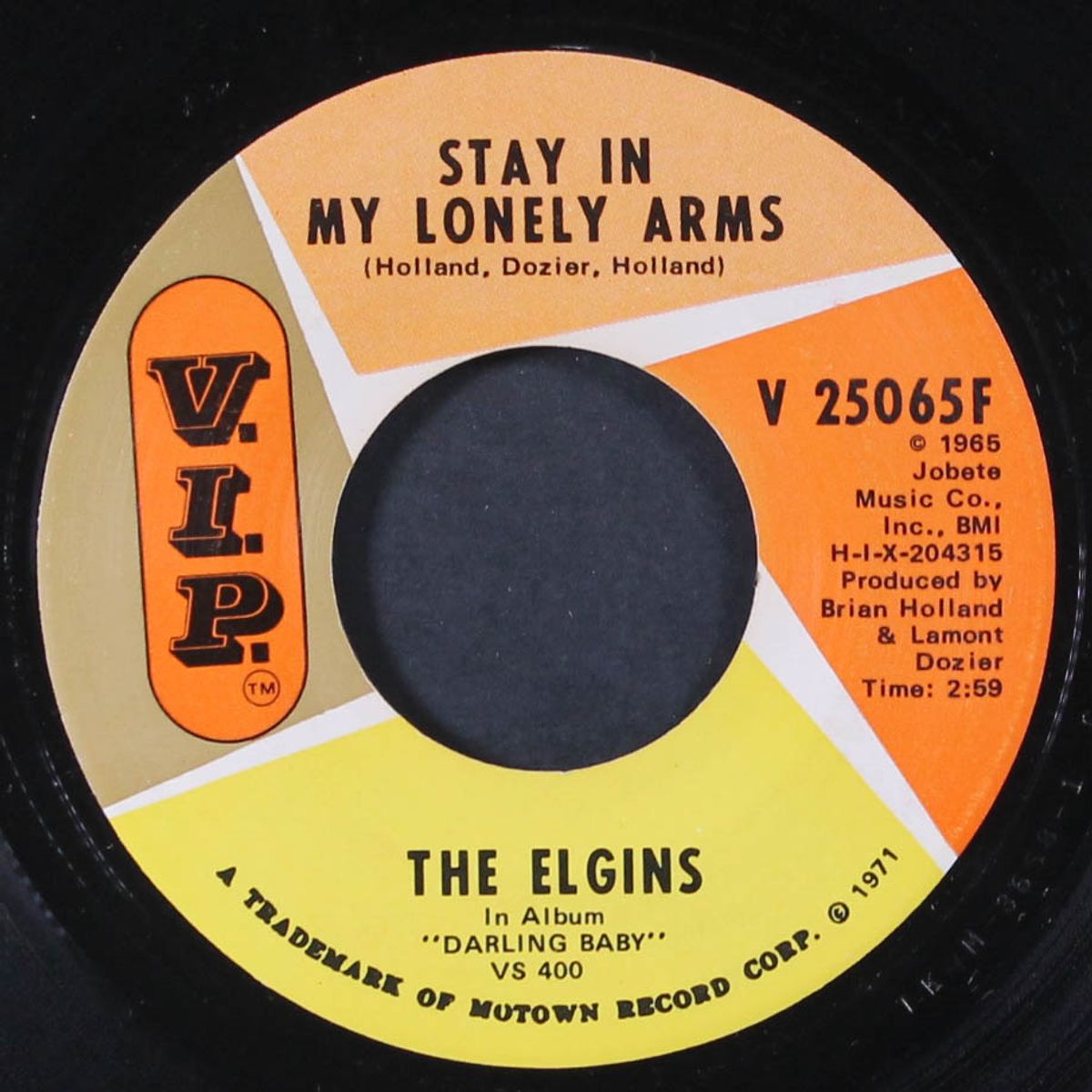 heaven must have sent you / stay in my lonely arms by ELGINS