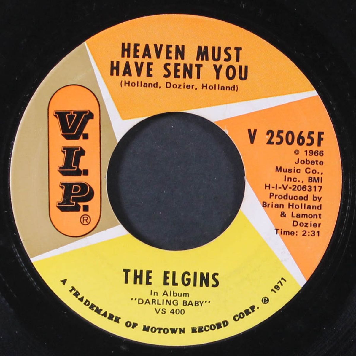 heaven must have sent you / stay in my lonely arms by ELGINS