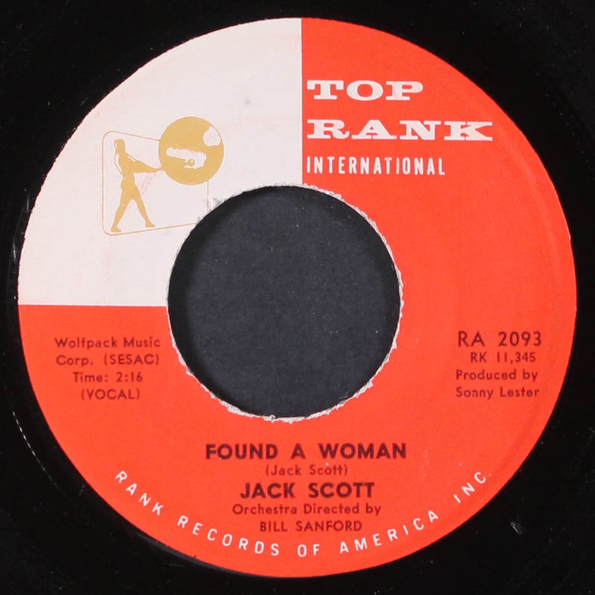 found a woman / is there something on your mind by JACK SCOTT