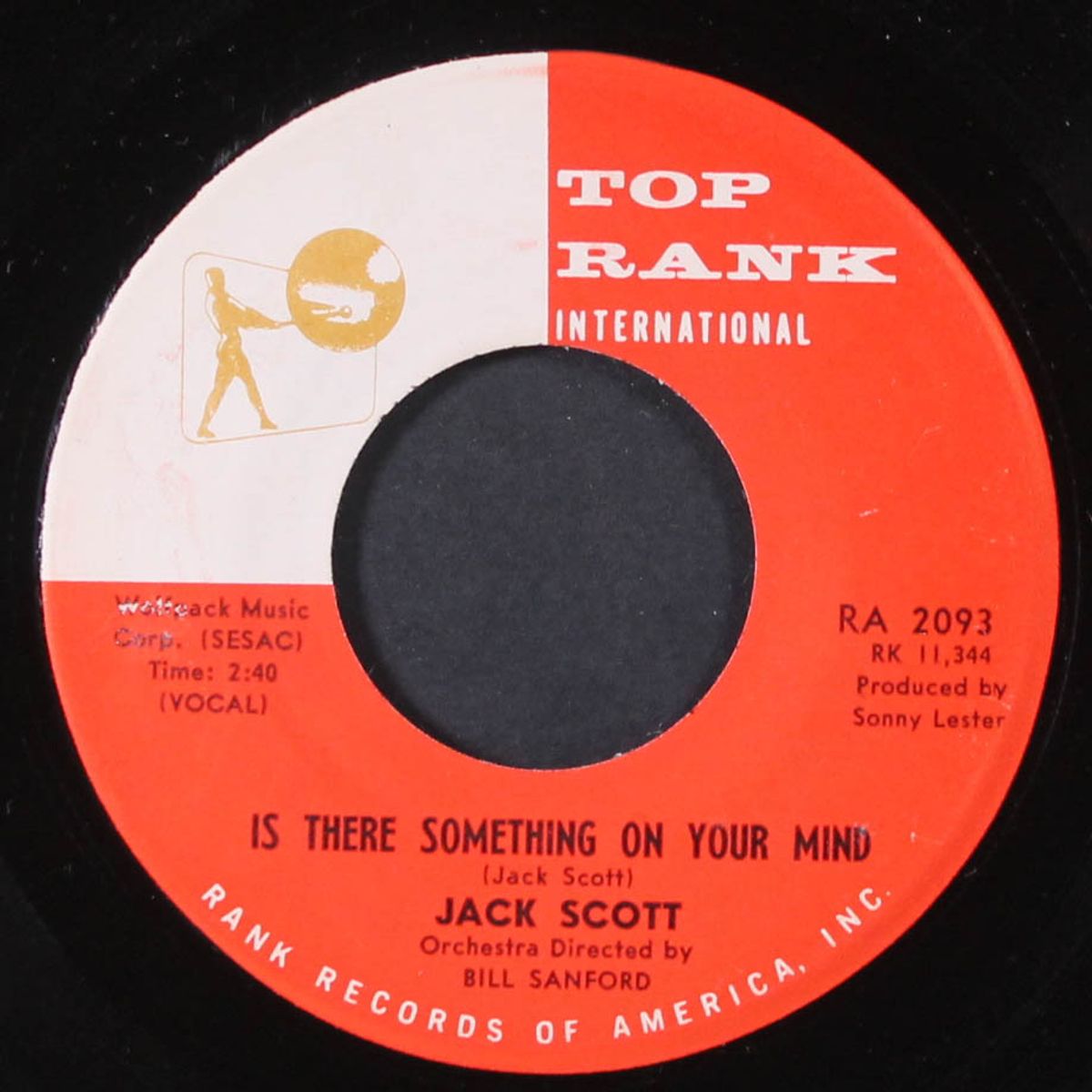 found a woman / is there something on your mind by JACK SCOTT
