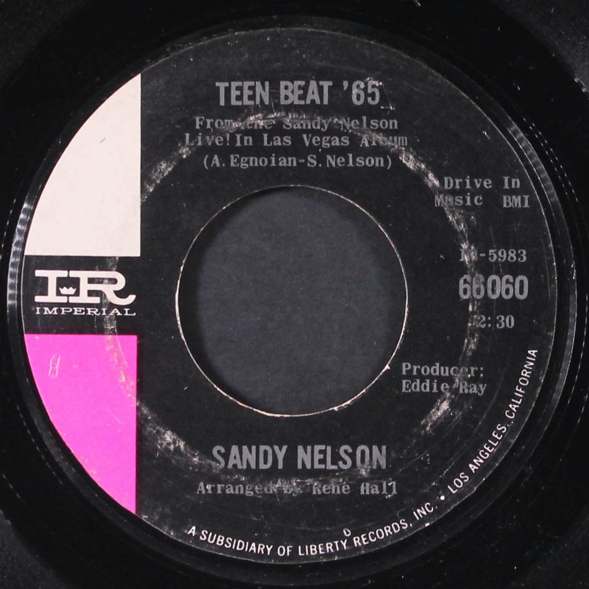 teen beat '65 / kitty's theme by SANDY NELSON