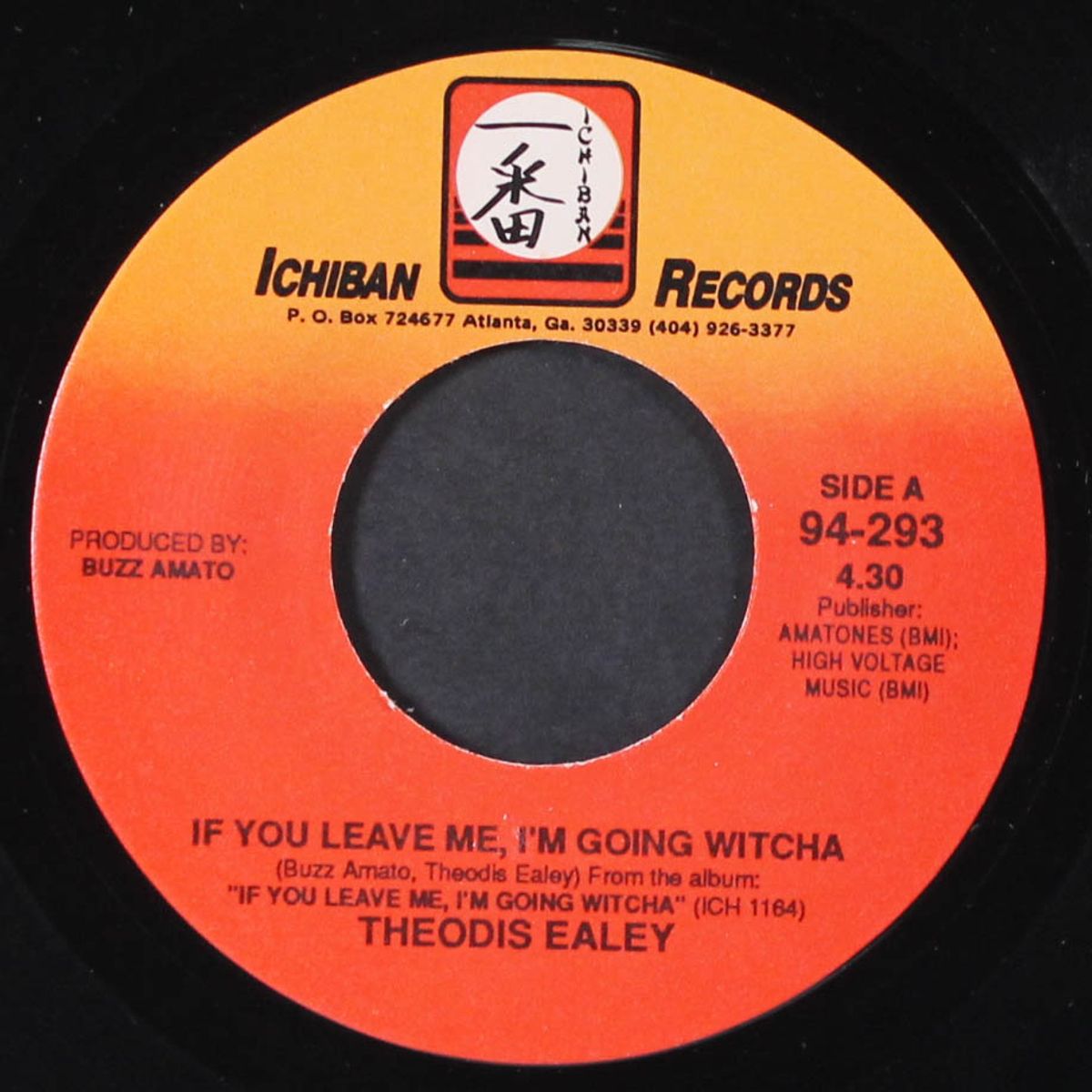 if you leave me, i'm going witcha by THEODIS EALEY