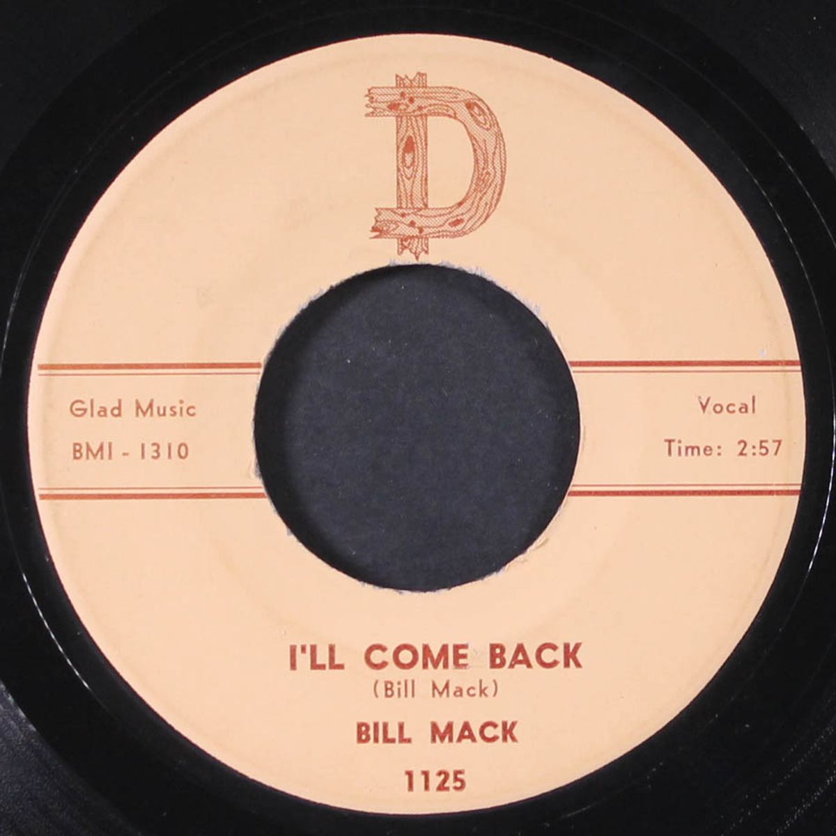i'll come back / john's back in town by BILL MACK