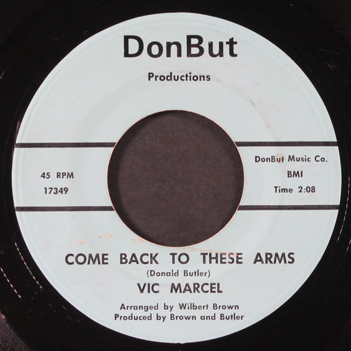 come back to these arms / that's my girl by VIC MARCEL