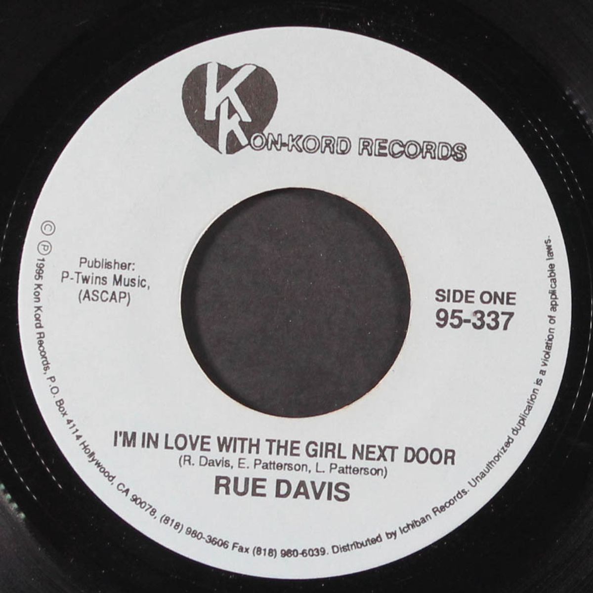 i'm in love with the girl next door / don't let nobody make a fool of you by RUE DAVIS