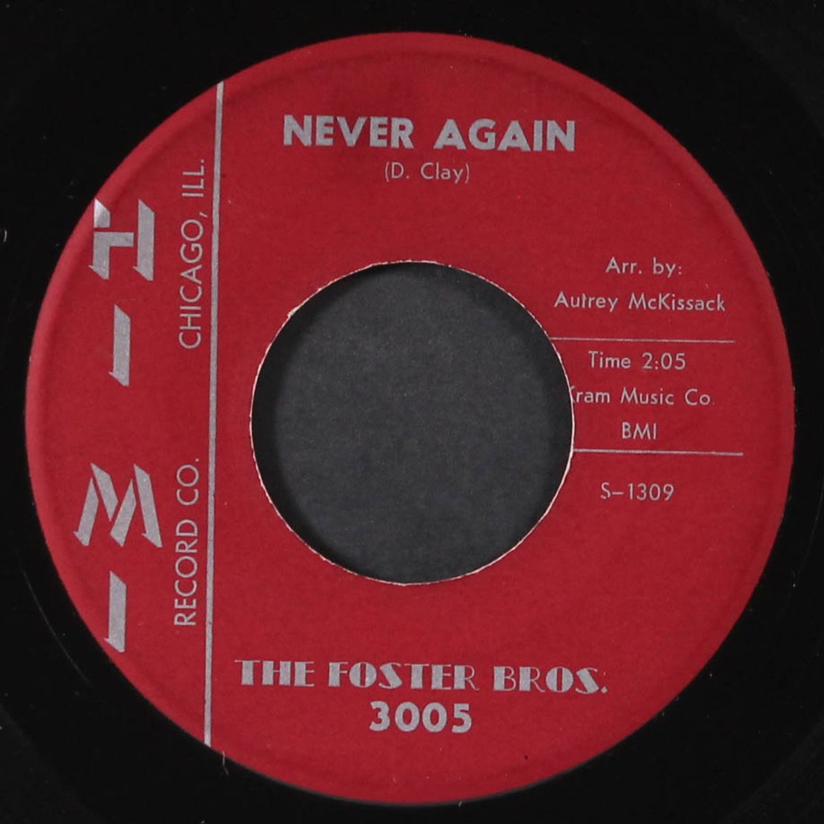 never again / i could cry by FOSTER BROTHERS