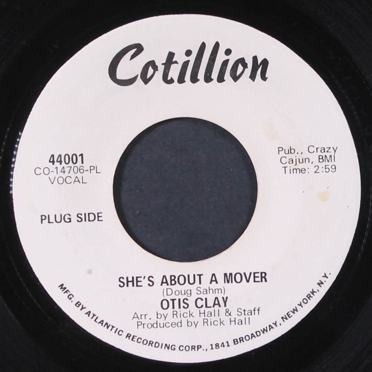 she's about a mover / you don't miss your water by OTIS CLAY