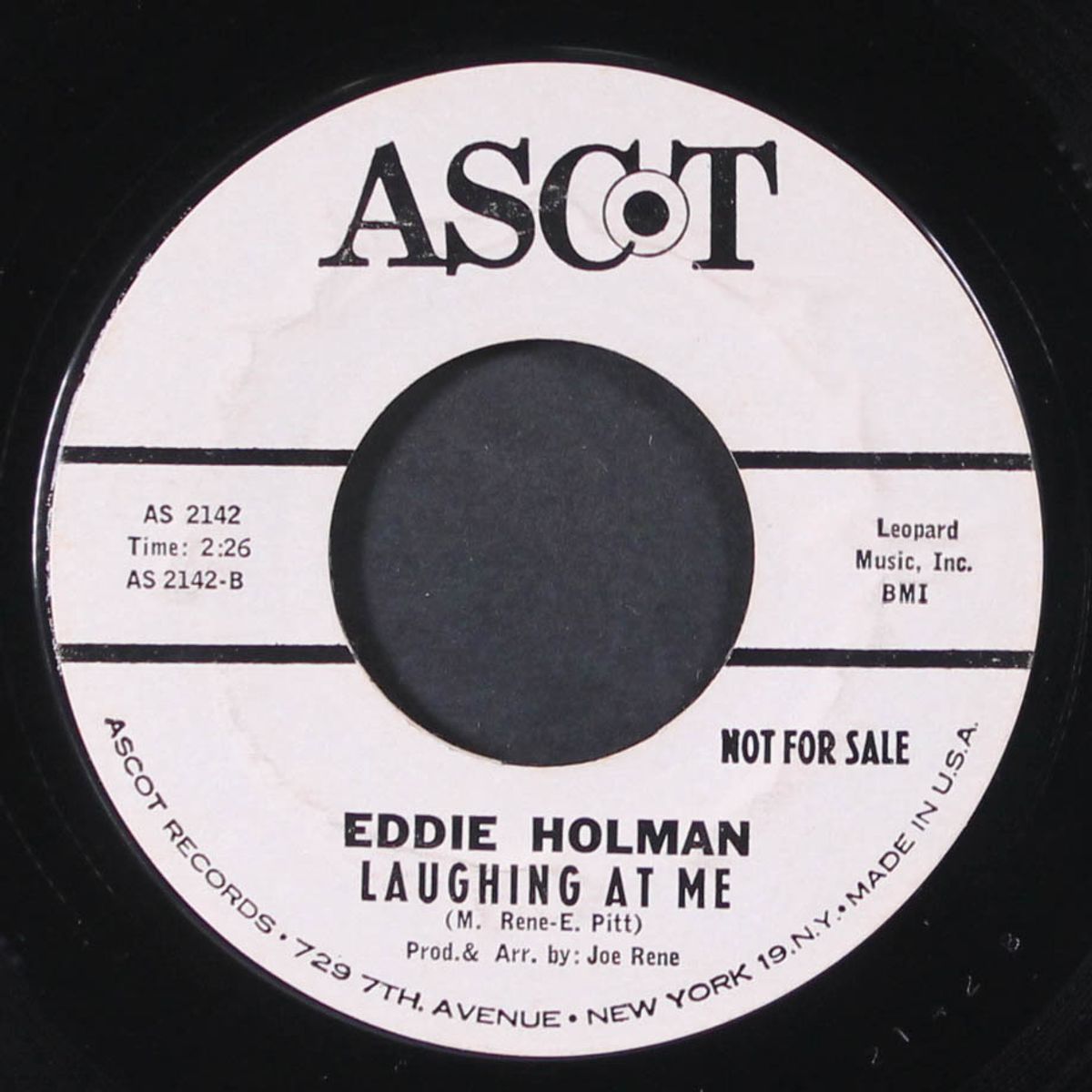 go get your own / laughing at me by EDDIE HOLMAN