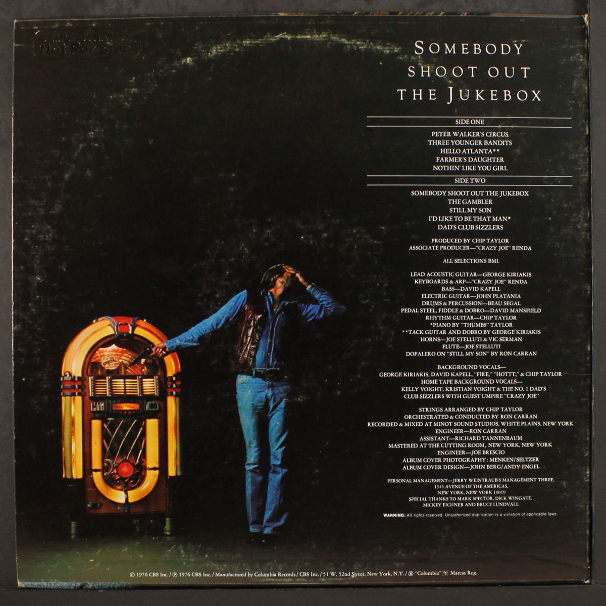 somebody shoot out the jukebox by CHIP TAYLOR & GHOST TRAIN