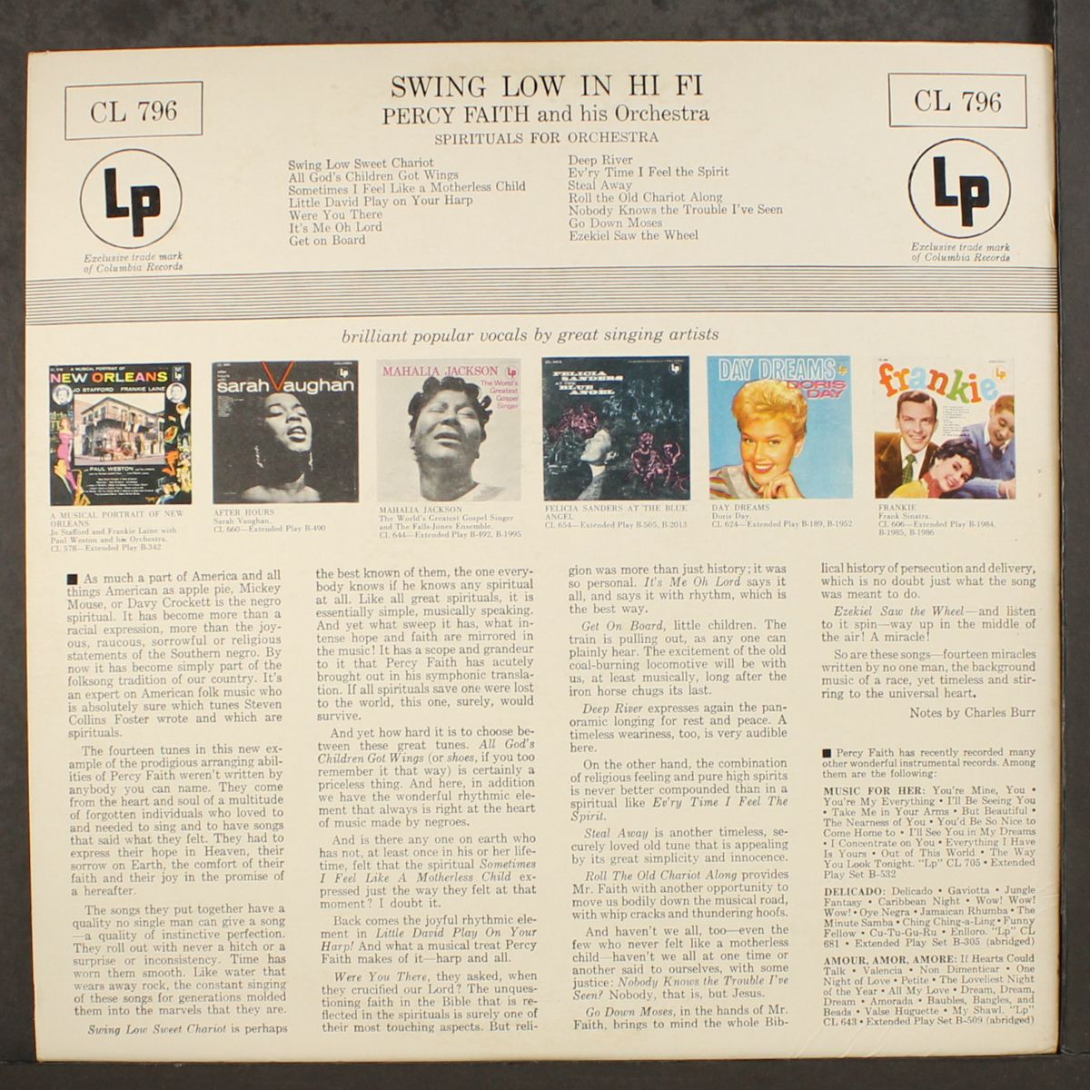 swing low in hi-fi by PERCY FAITH