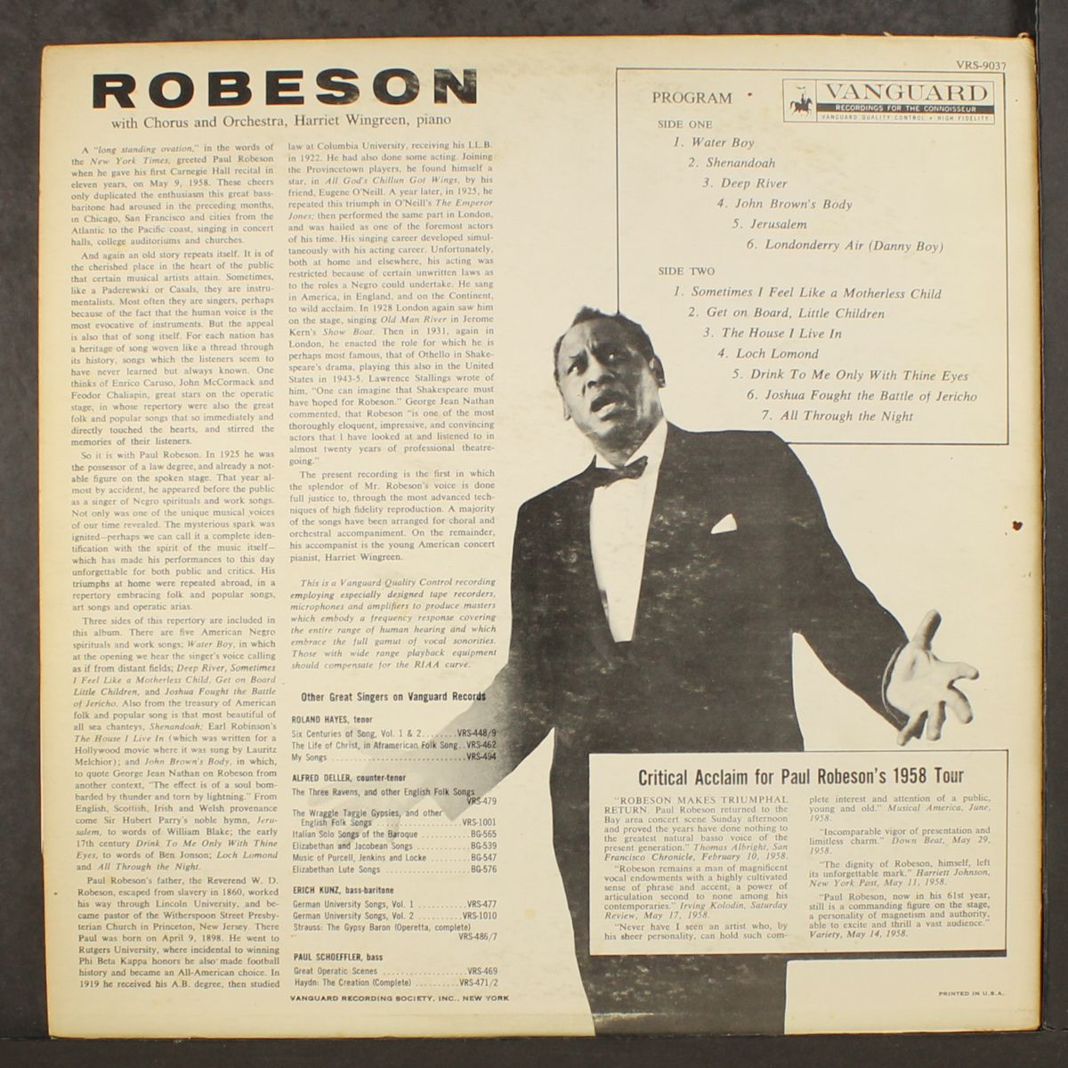 robeson by PAUL ROBESON