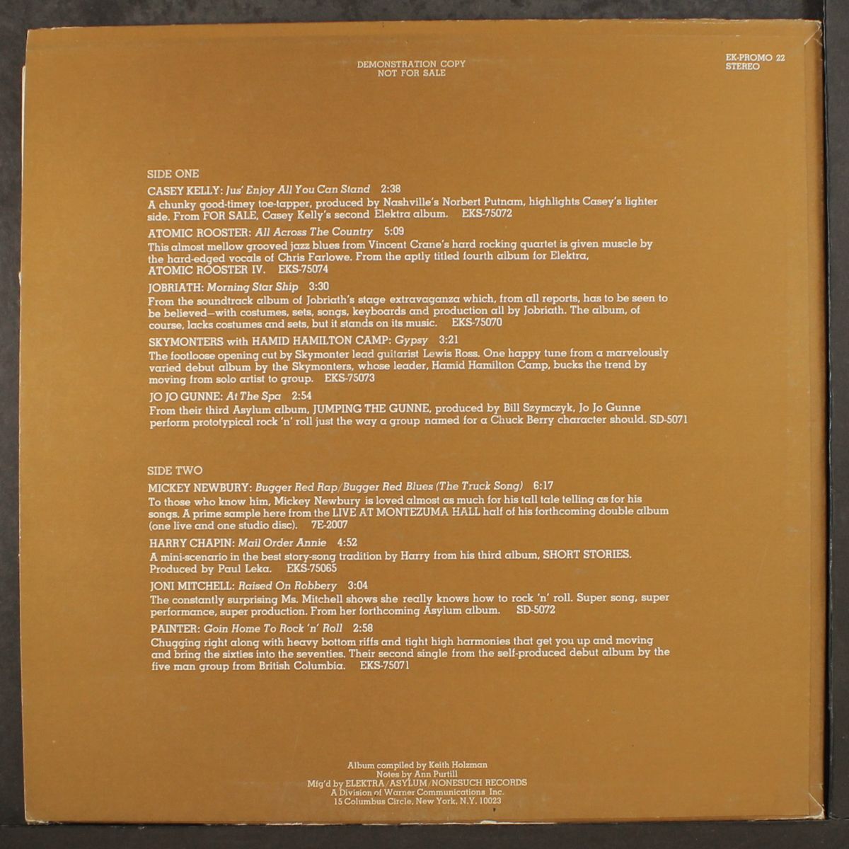 fall 1973 releases by VARIOUS