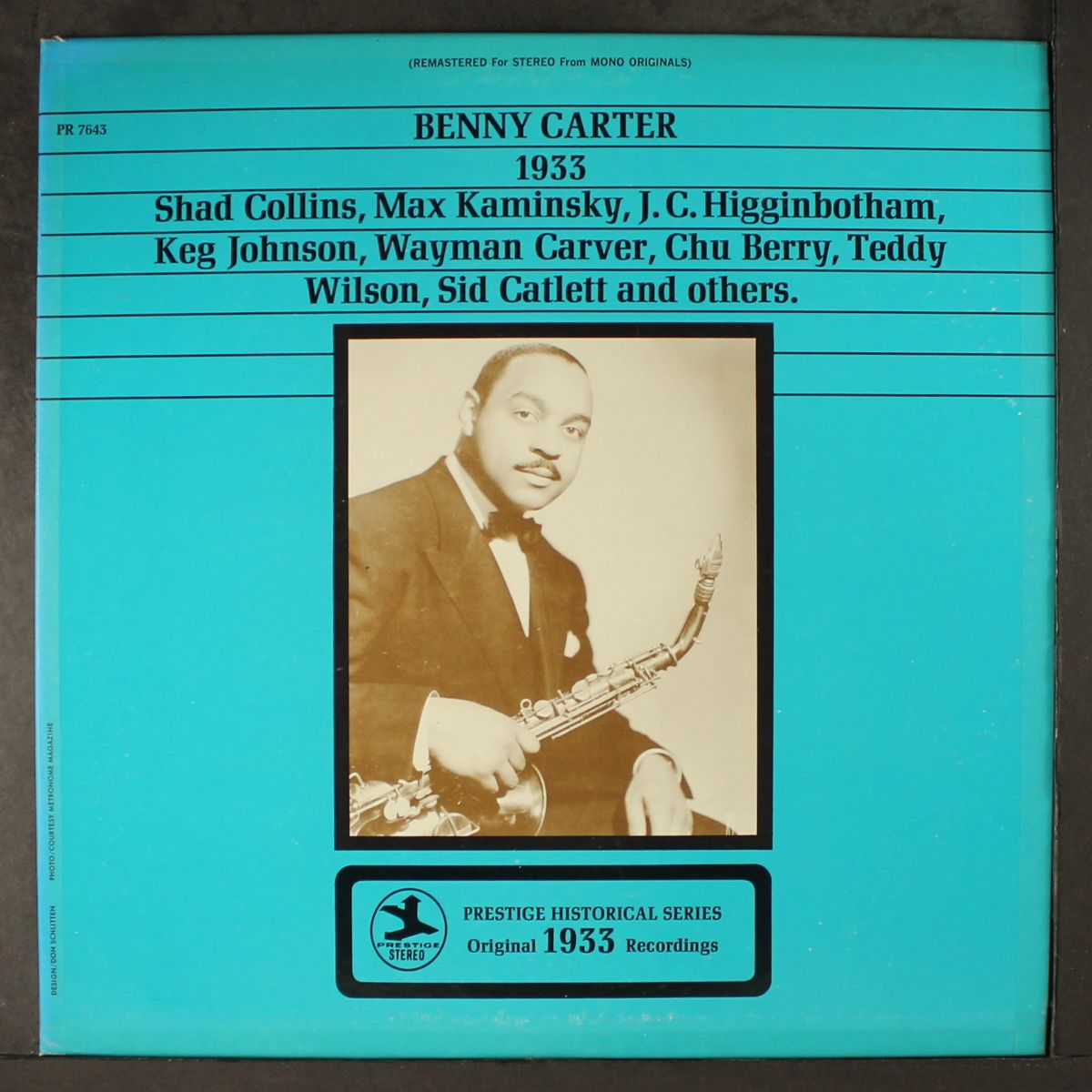 1933 by BENNY CARTER