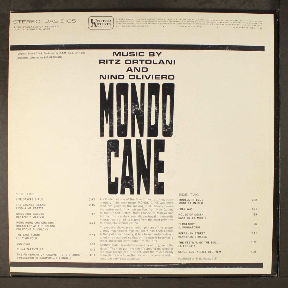 mondo cane by SOUNDTRACK
