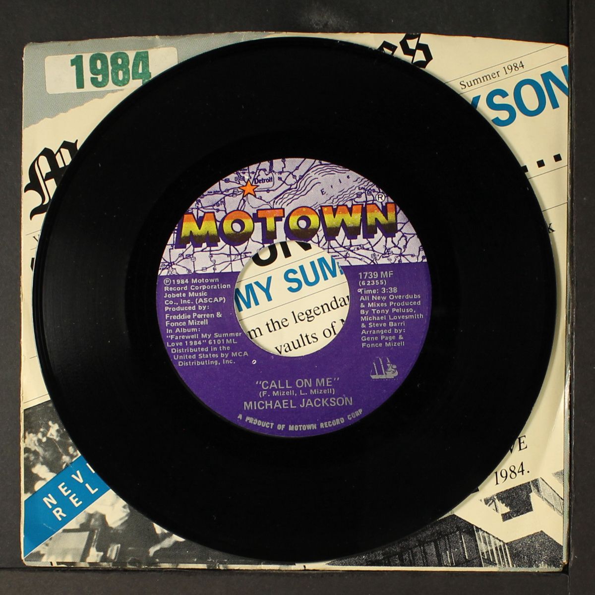 farewell my summer love / call on me by MICHAEL JACKSON