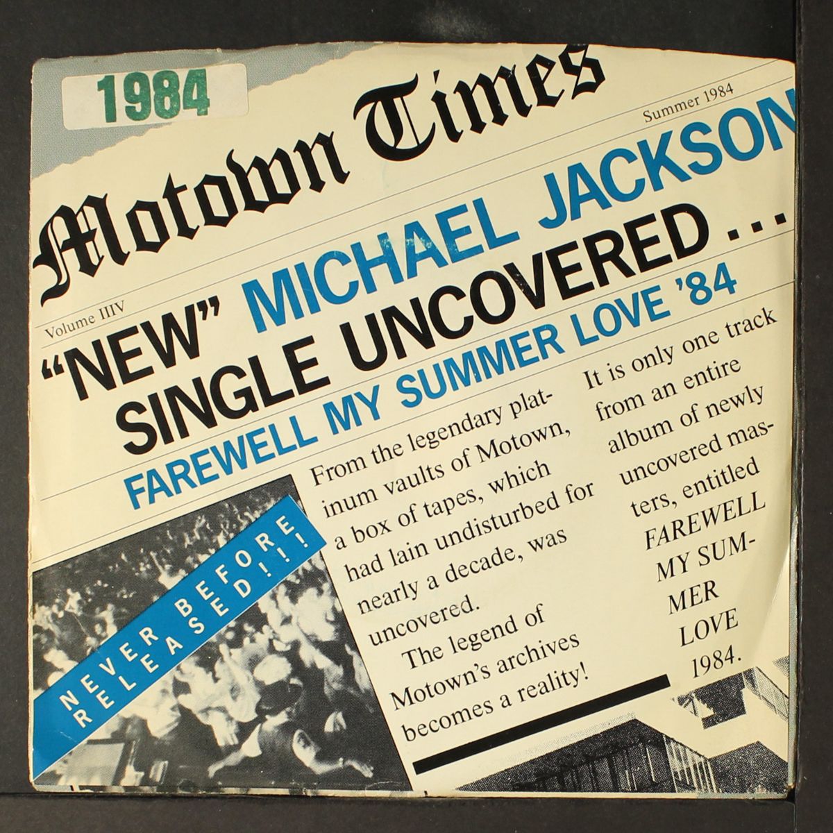 farewell my summer love / call on me by MICHAEL JACKSON