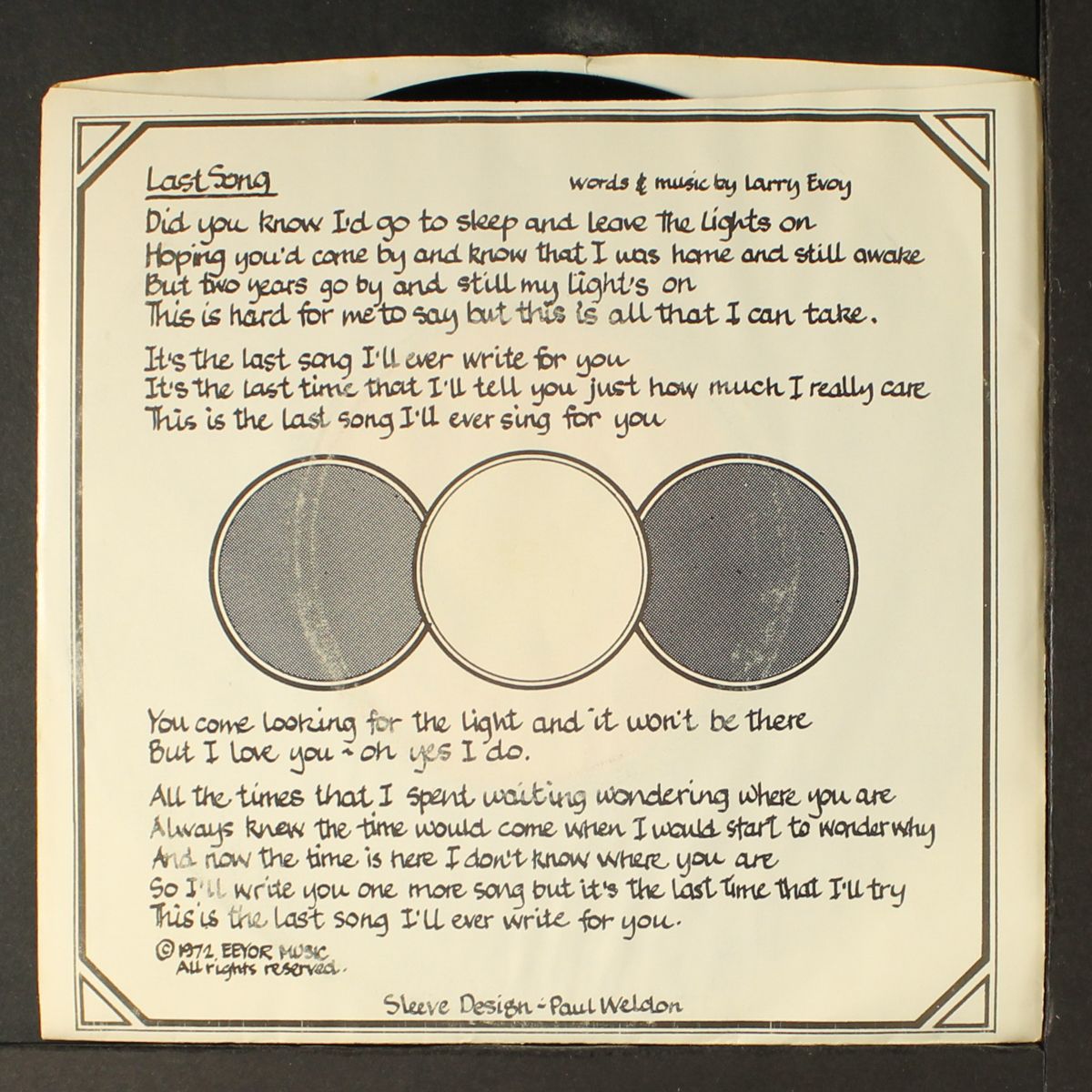last song / best friend by EDWARD BEAR