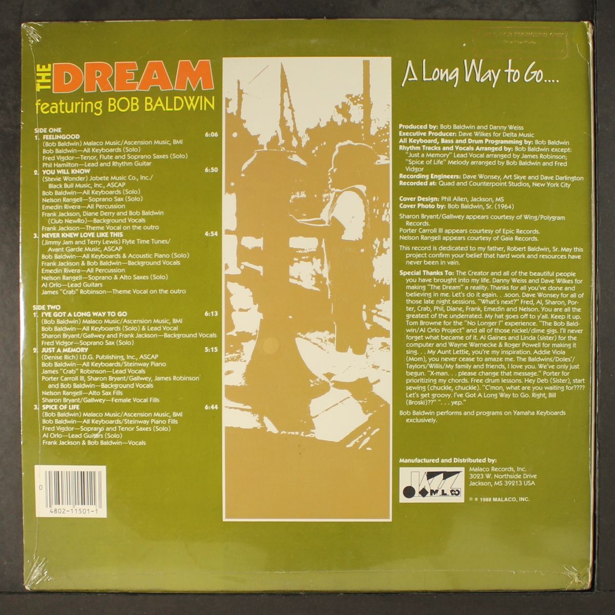 a long way to go by THE DREAM FEATURING BOB BALDWIN