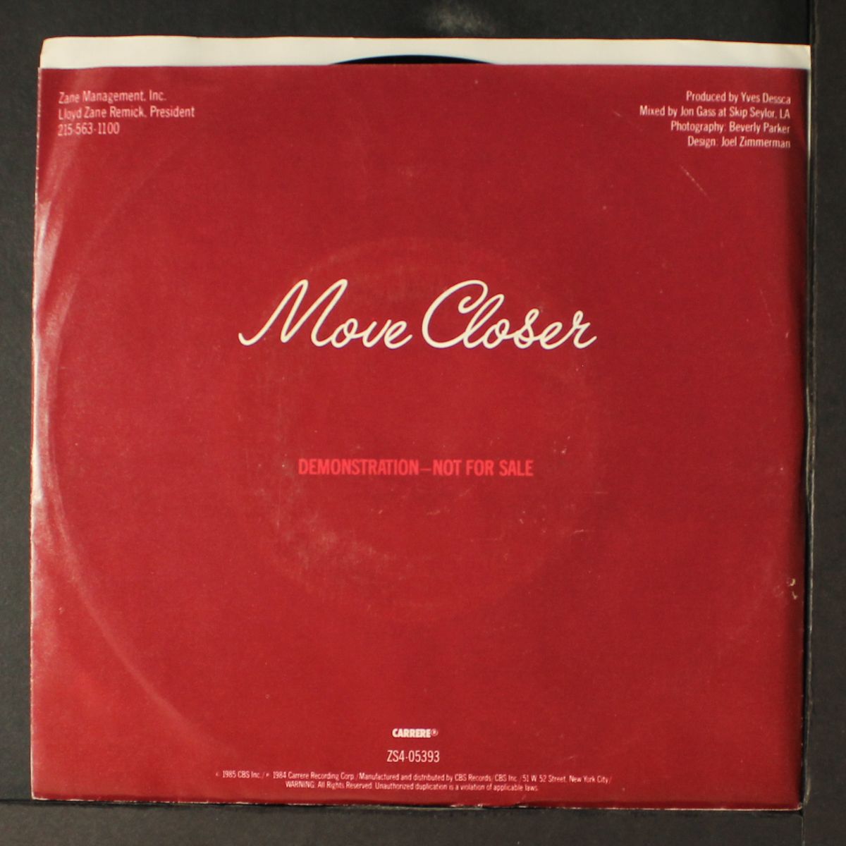 move closer (new mix edit) / same by PHYLLIS NELSON