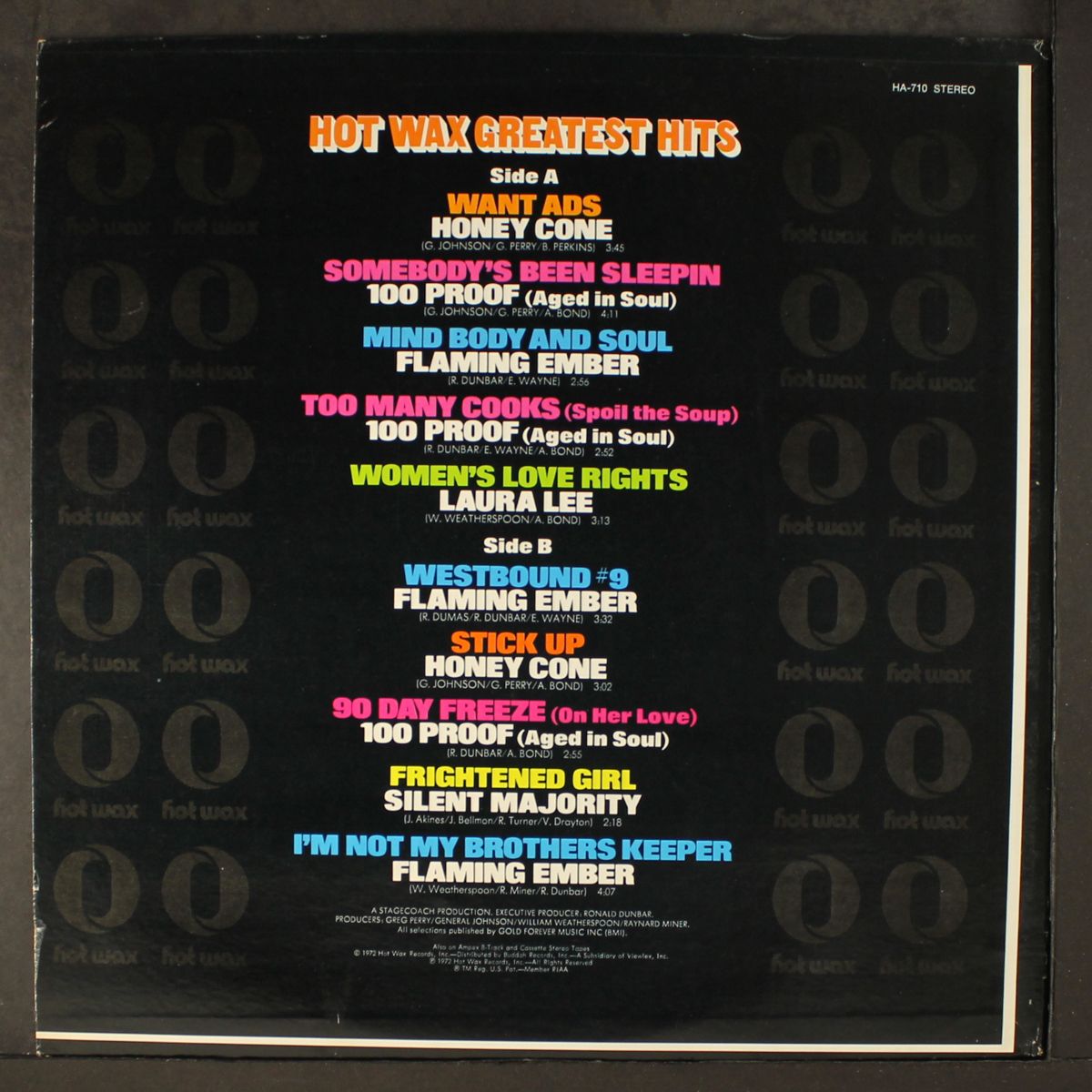 hot wax greatest hits by VARIOUS