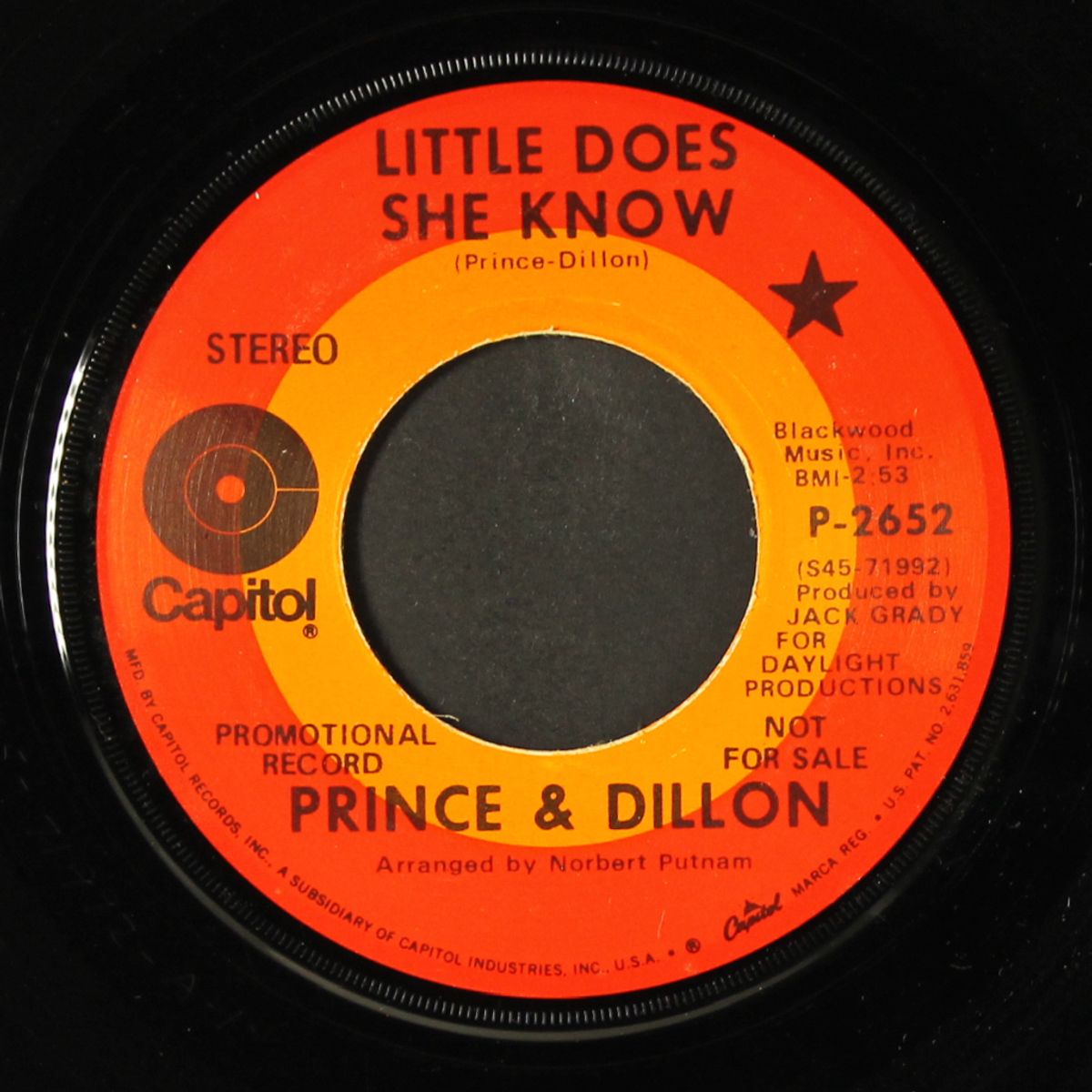 little does she know / diggin' time by PRINCE & DILLON