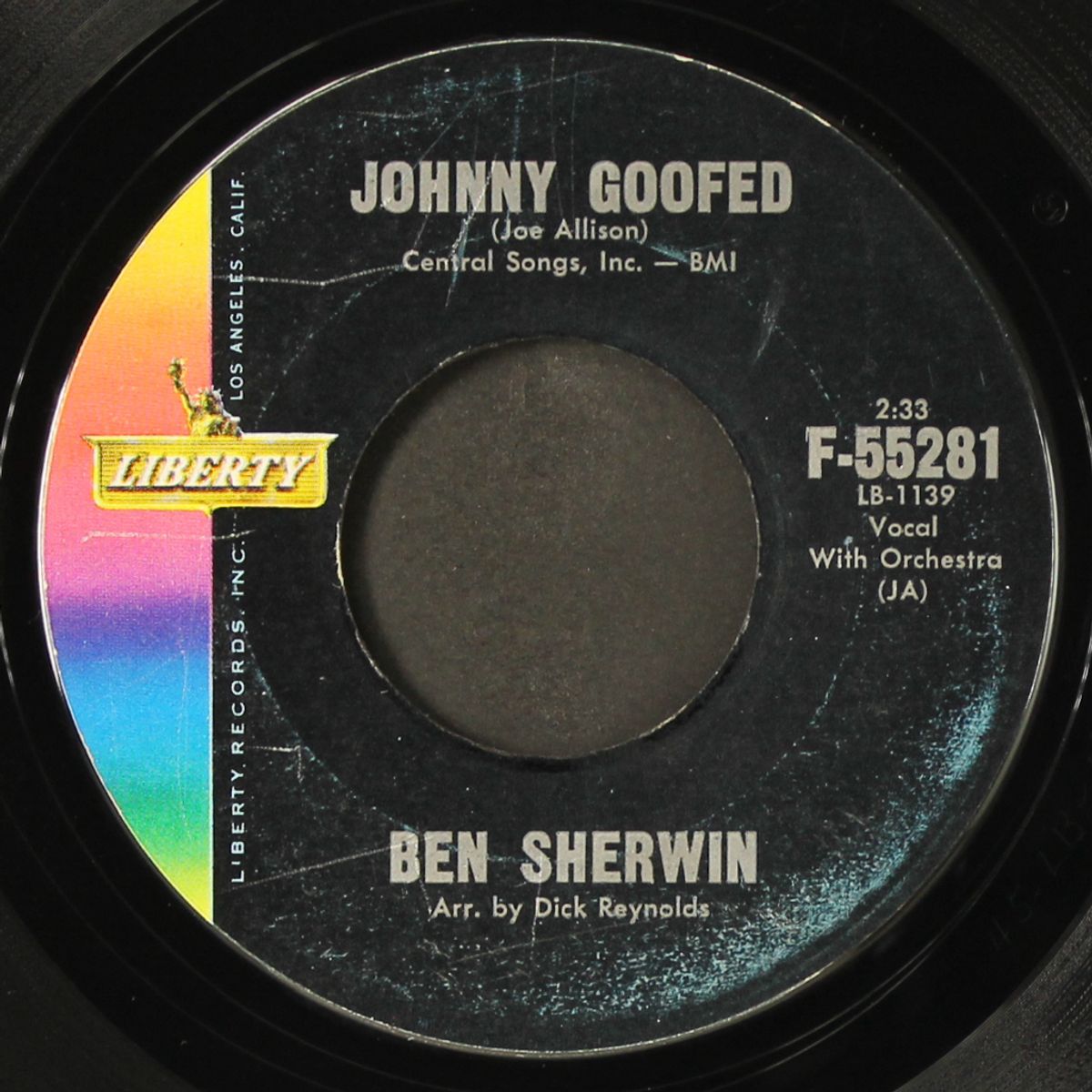 have a good time / johnny goofed by BEN SHERWIN
