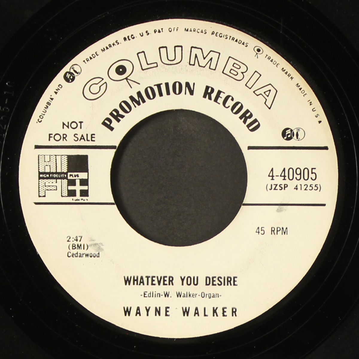 a teenage love affair / whatever you desire by WAYNE WALKER