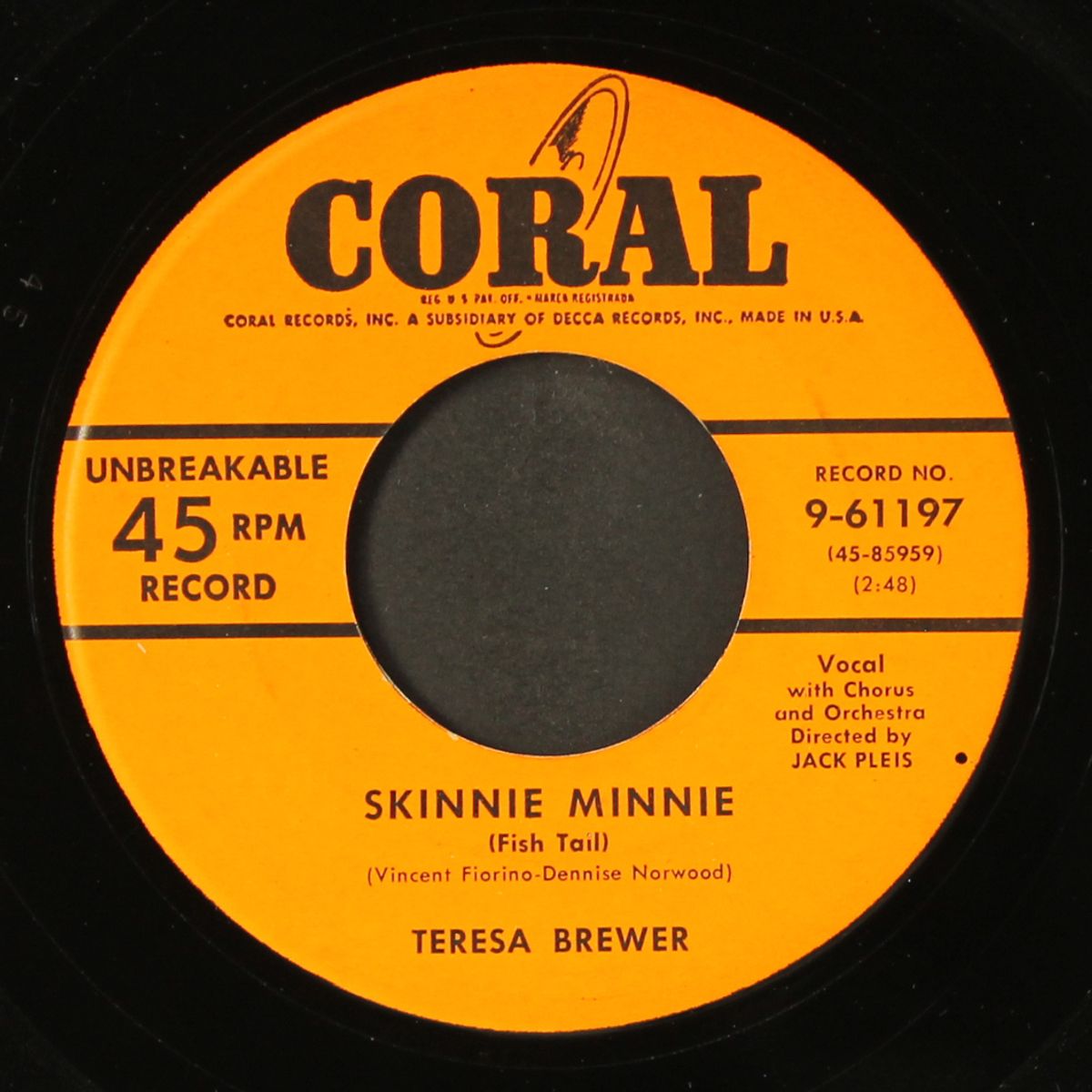 skinnie minnie / i had someone else before i had you by TERESA BREWER