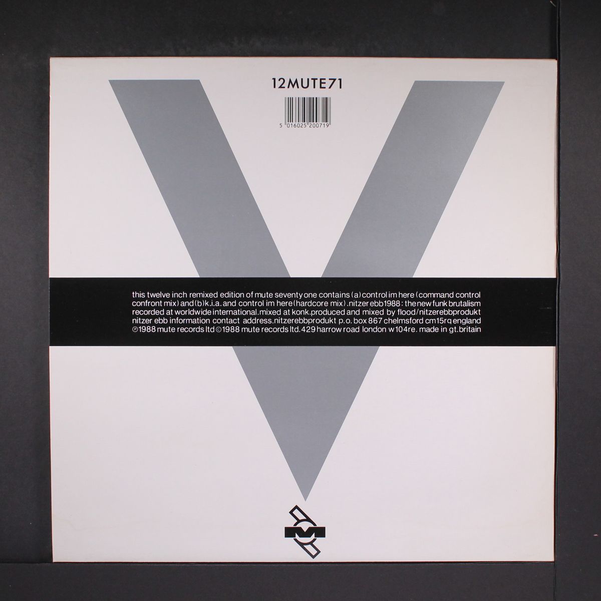 control i'm here by NITZER EBB