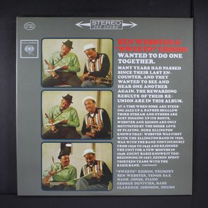 BEN WEBSTER & SWEETS EDISON