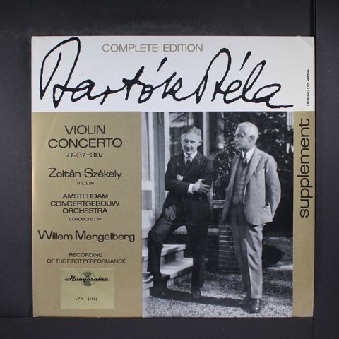 BELA BARTOK ETC.