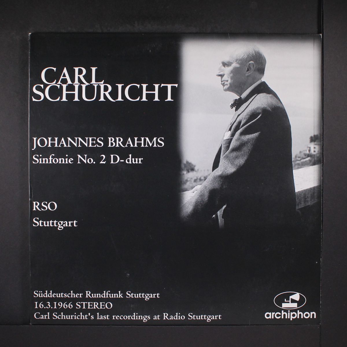 brahms: sinfonie no. 2 op. 73 by CARL SCHURICHT