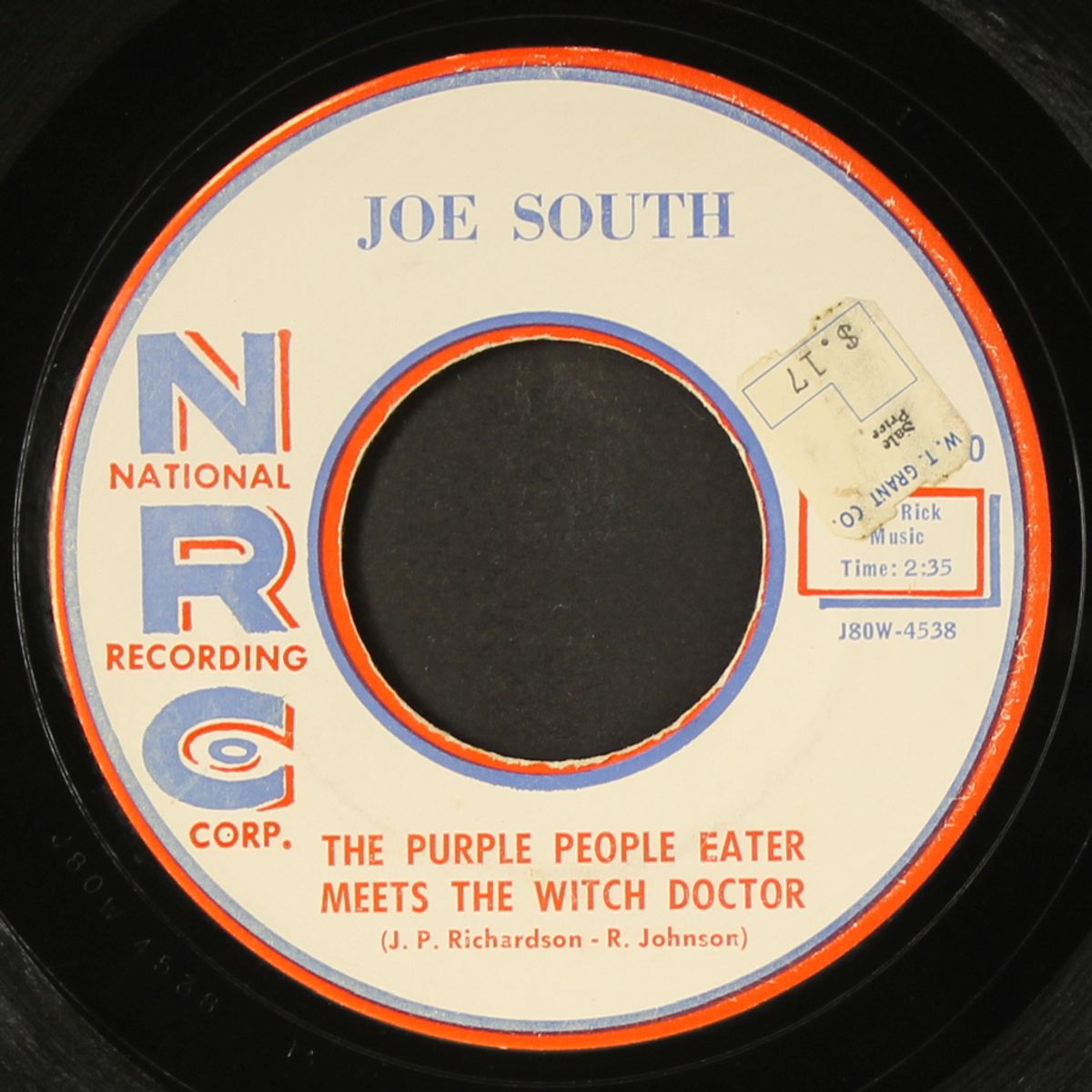 the purple people eater meets the witch dr. / my fondest memories by JOE SOUTH