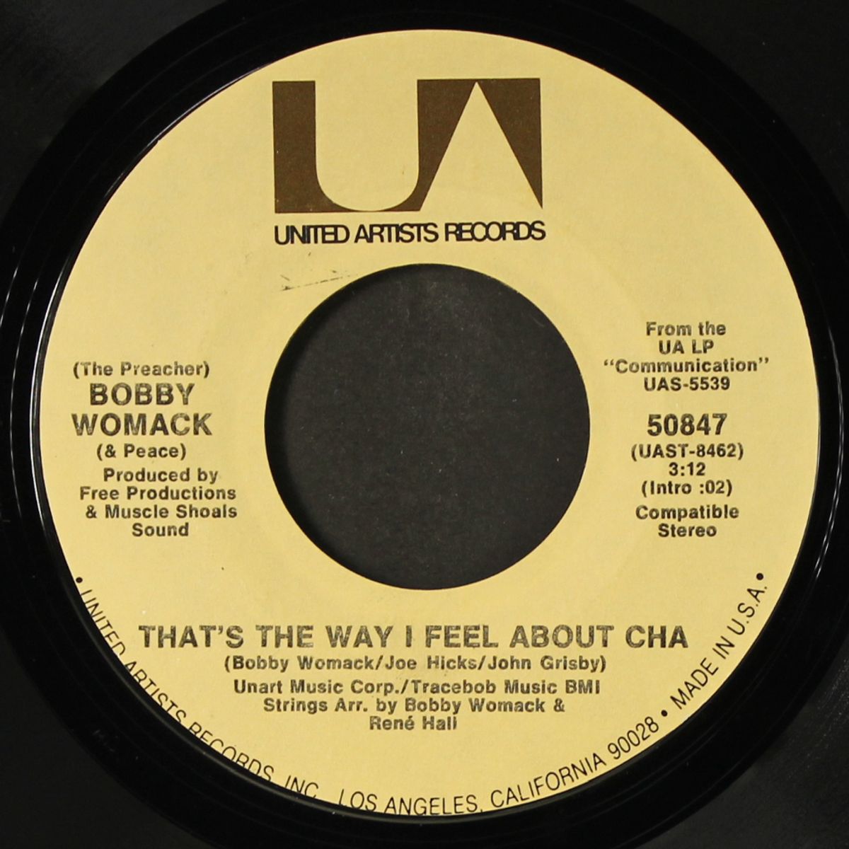 that's the way i feel about cha / come l'amore by BOBBY WOMACK