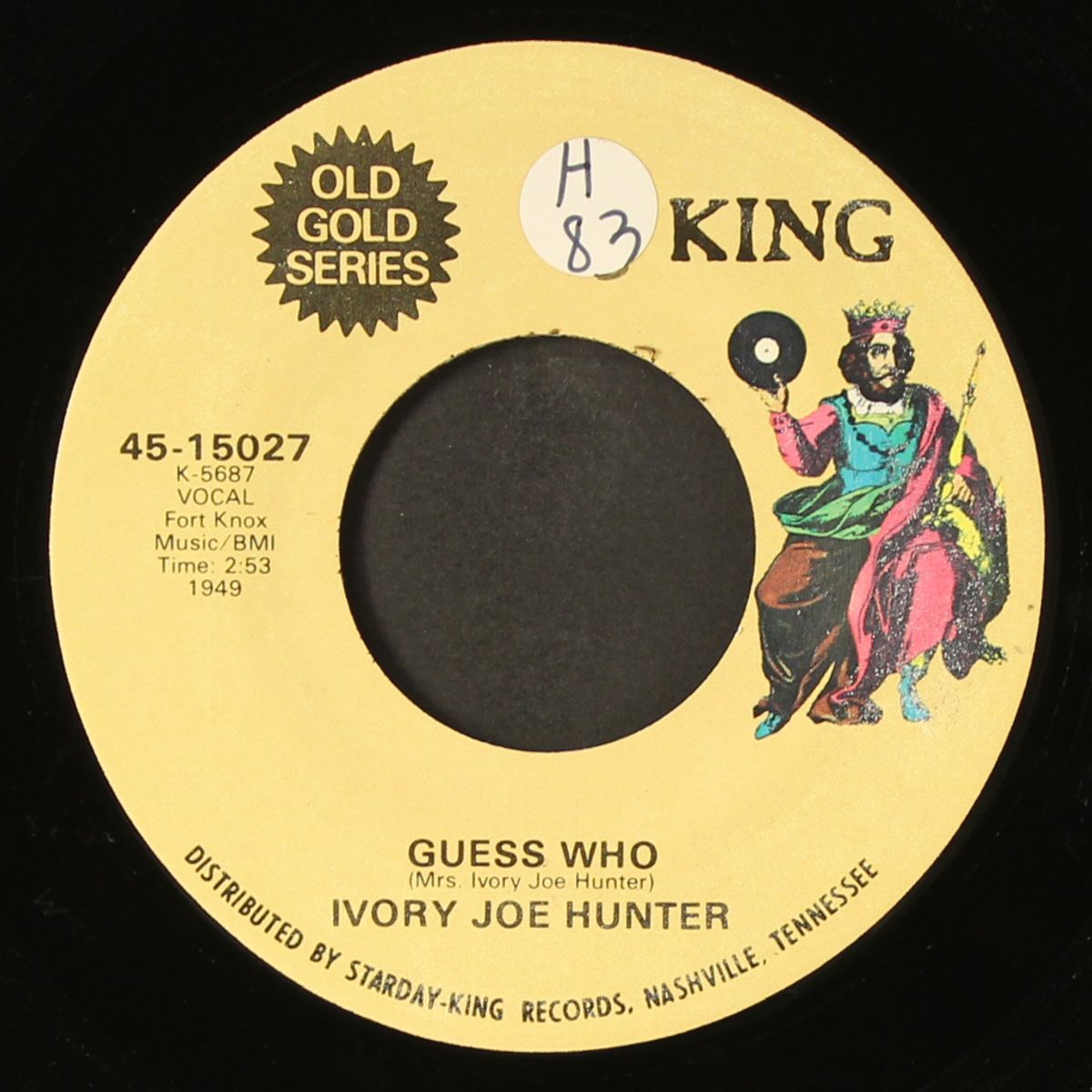 guess who / waiting in vain by IVORY JOE HUNTER