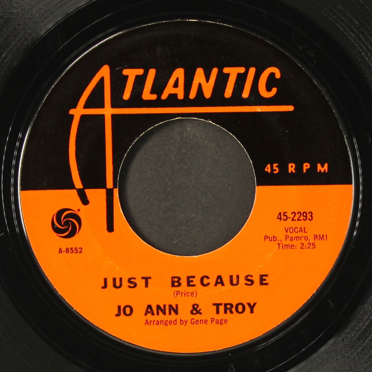 same old feeling / just because by JO ANN & TROY
