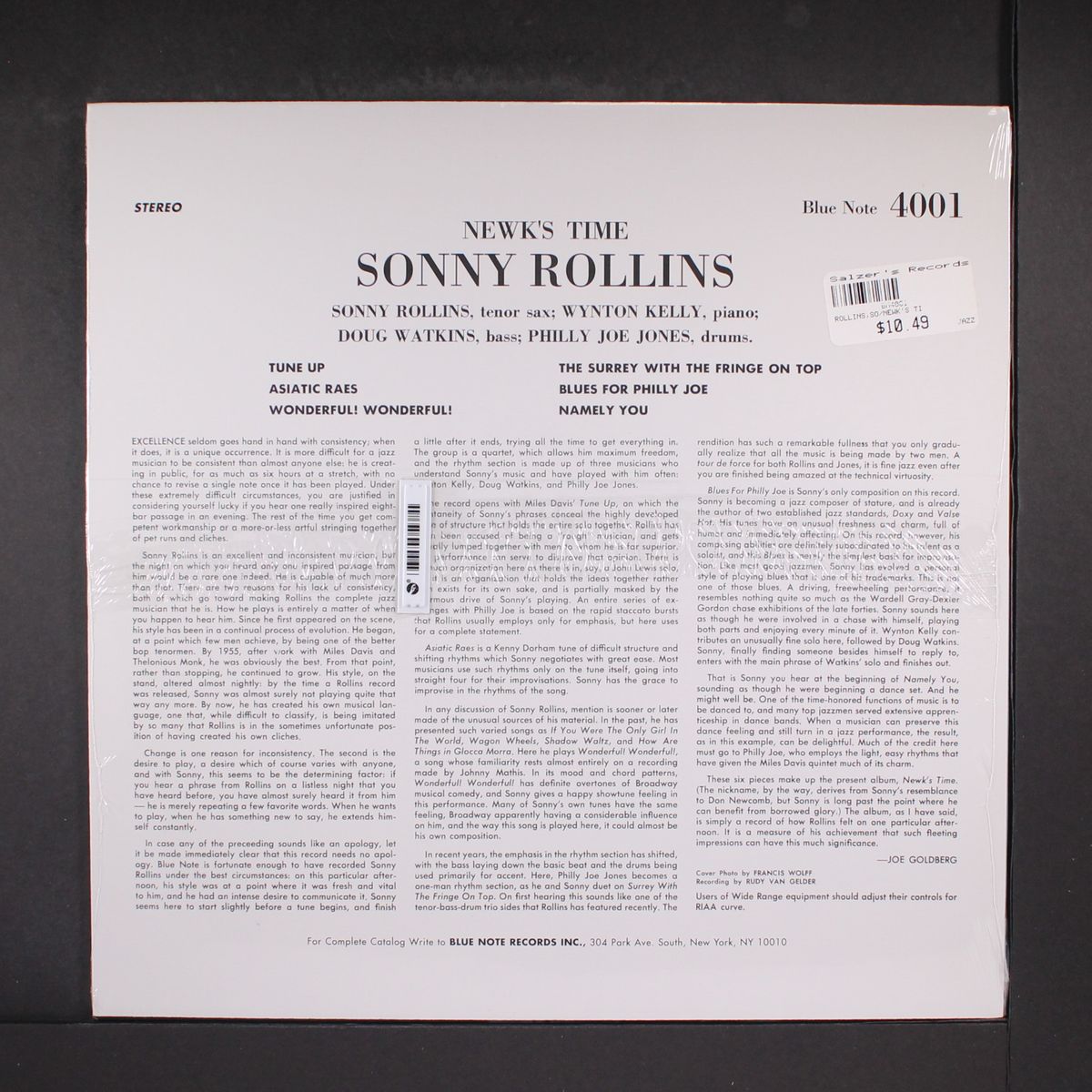 newk's time by SONNY ROLLINS