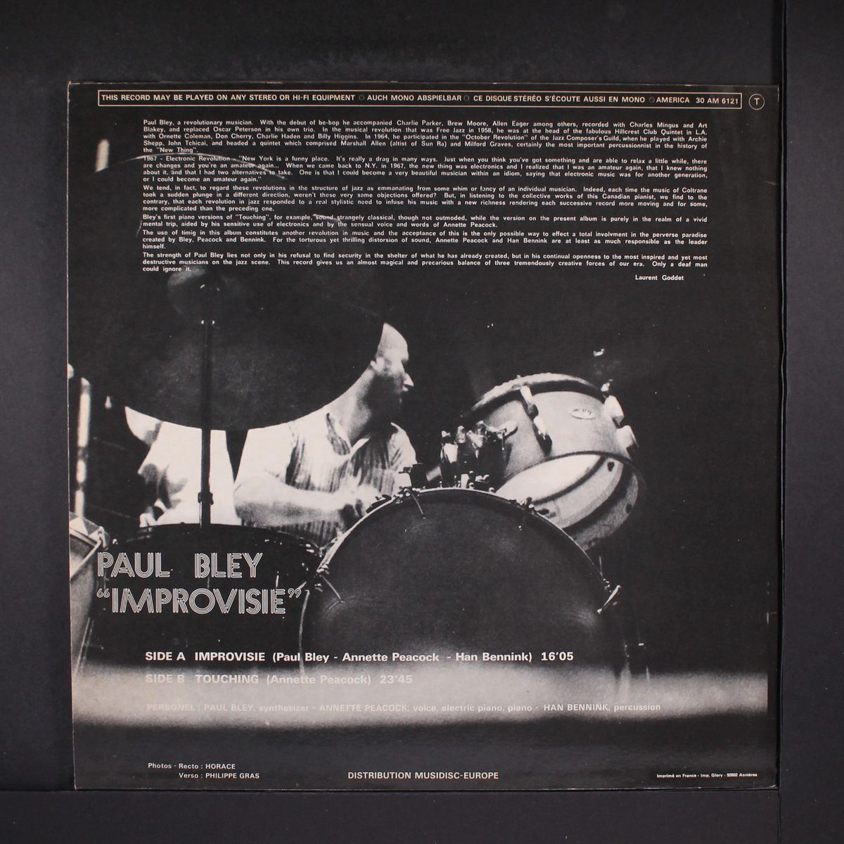 improvise by PAUL BLEY
