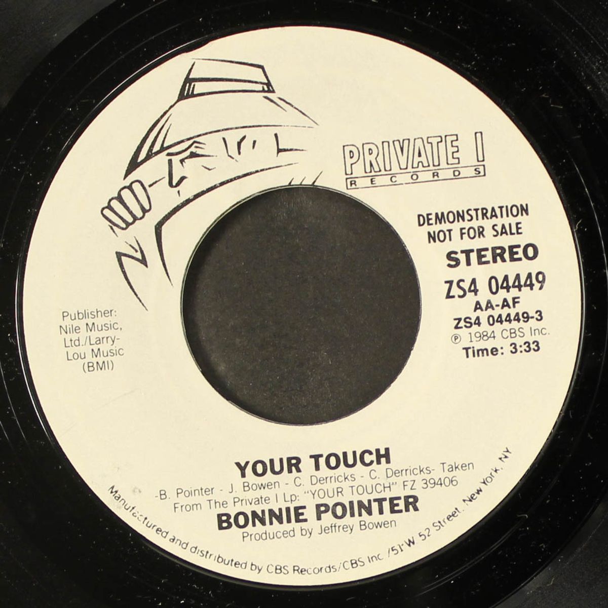 your touch / same by BONNIE POINTER