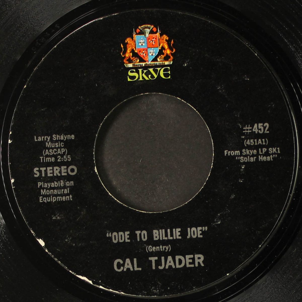 ode to billie joe / solar heat by CAL TJADER