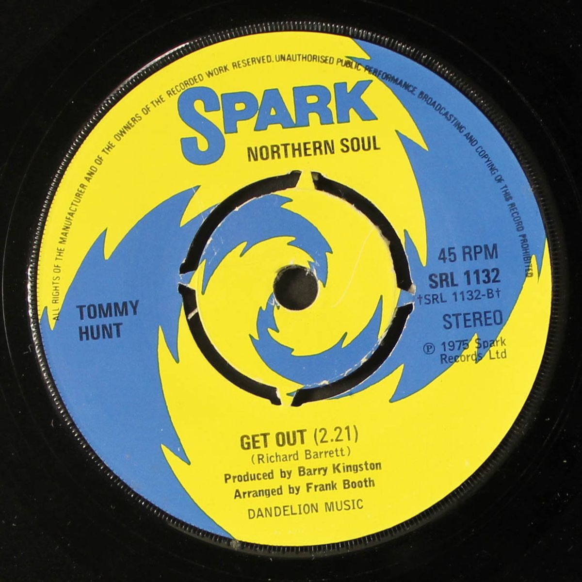 crackin' up / get out by TOMMY HUNT
