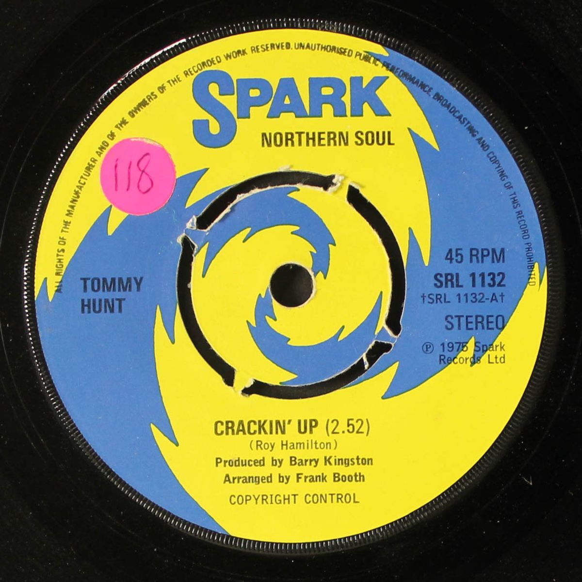 crackin' up / get out by TOMMY HUNT