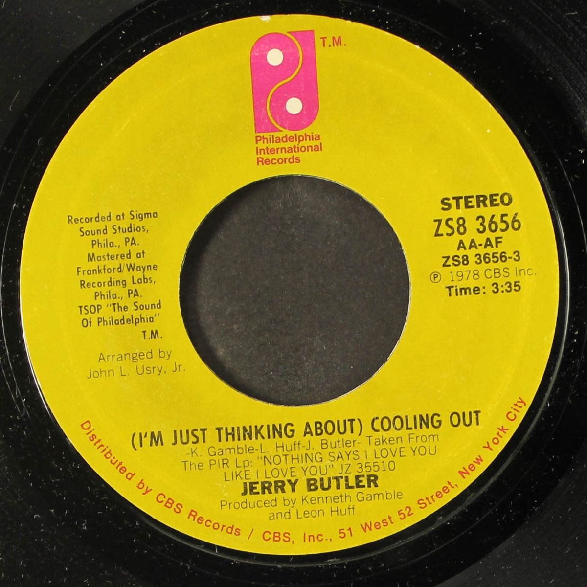 i bet she won't love you like i do / cooling out by JEAN CARN / JERRY BUTLER