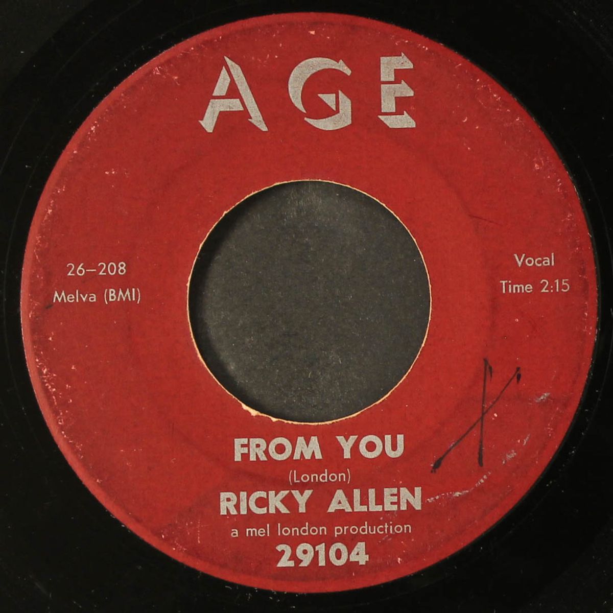 remember the time / from you by RICKY ALLEN