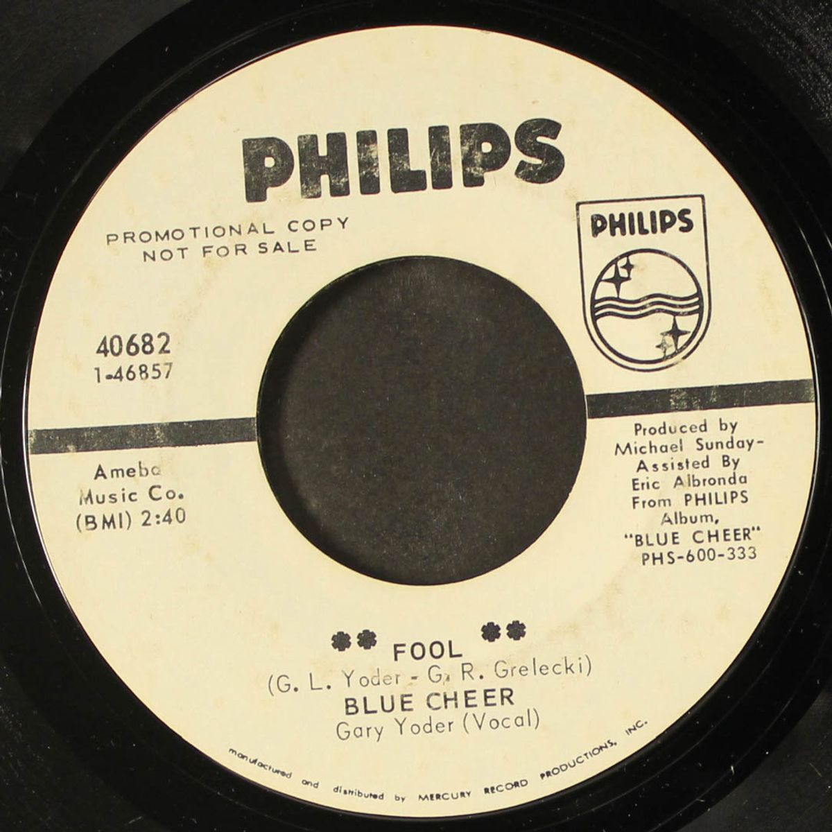 fool / ain't that the way by BLUE CHEER