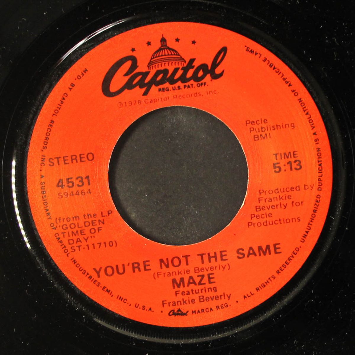 workin' together / you're not the same by MAZE W/ FRANKIE BEVERLY